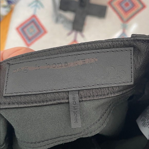 Rag & Bone Lamb Leather Skinny Pants - Picture 12 of 13